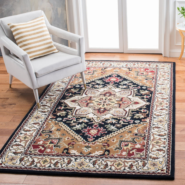 Safavieh Heritage Hg625T Navy/Brown Rug - Safavieh - hg625t - 3