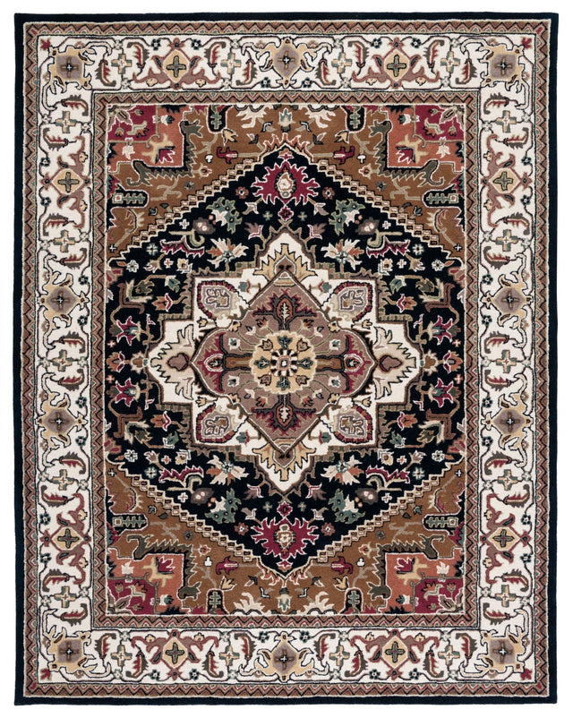 Safavieh Heritage Hg625T Navy/Brown Rug - Safavieh - hg625t - 4r