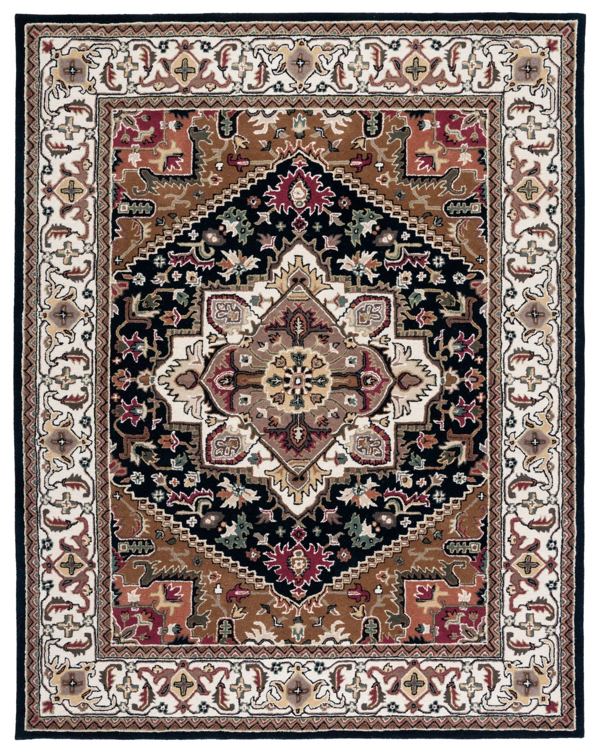 Safavieh Heritage Hg625T Navy/Brown Rug - Safavieh - hg625t - 4r