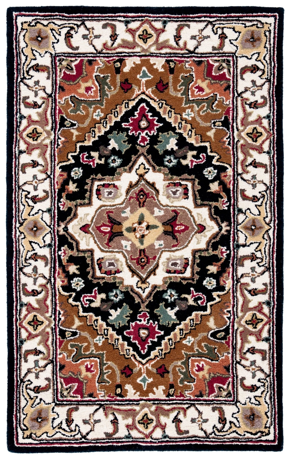 Safavieh Heritage Hg625T Navy/Brown Rug - Safavieh - hg625t - 4r