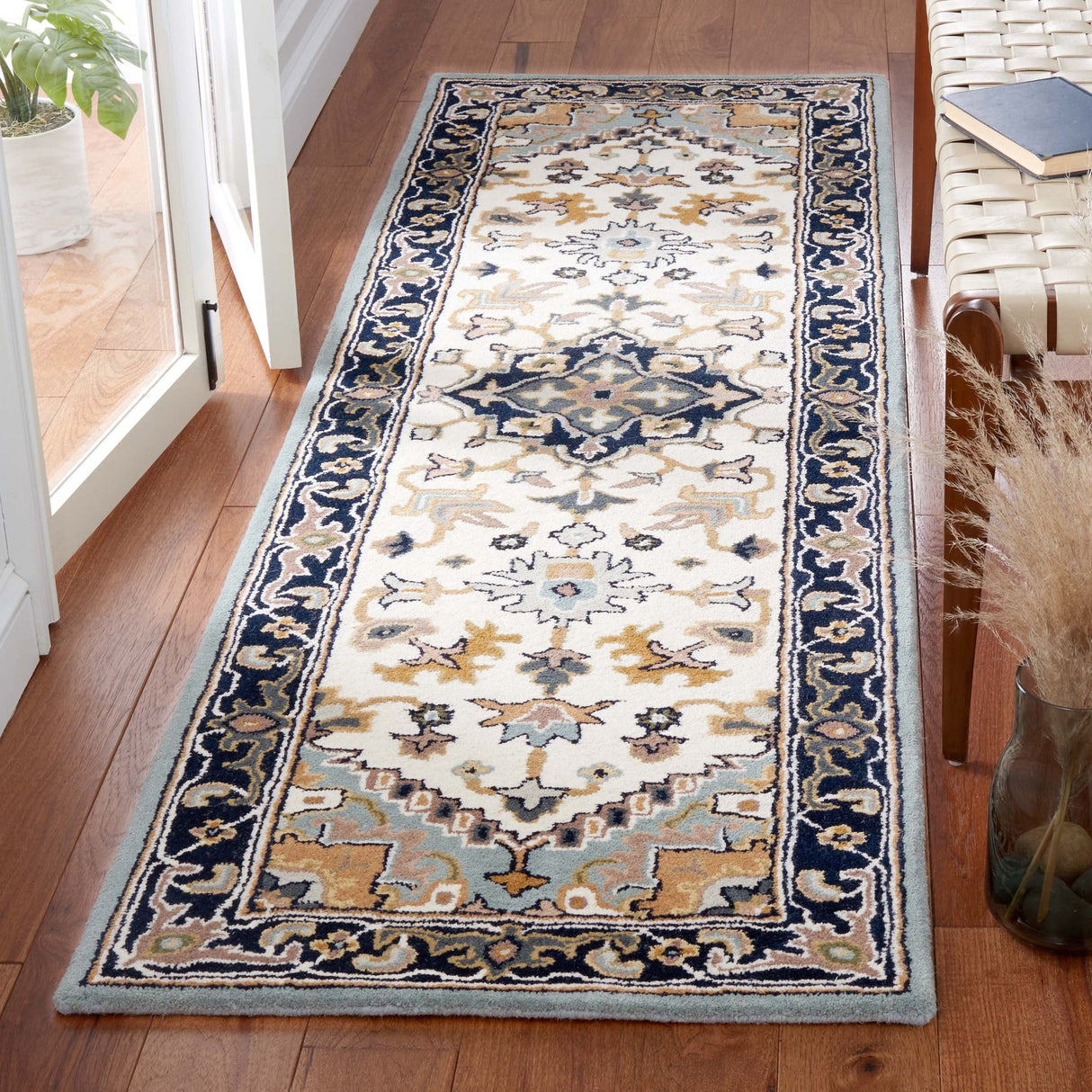 Safavieh Heritage Hg625W Light Green/Brown Rugs - Safavieh - hg625w - 6r