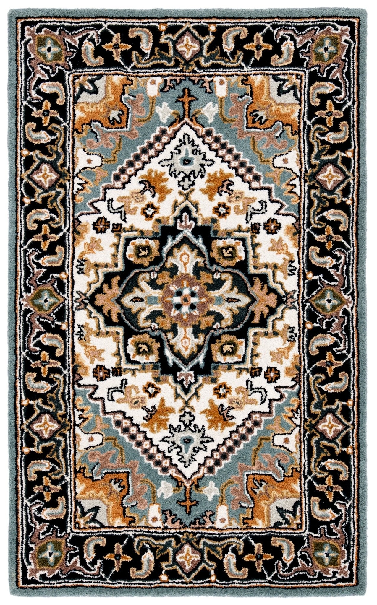 Safavieh Heritage Hg625W Light Green/Brown Rugs - Safavieh - hg625w - 6r