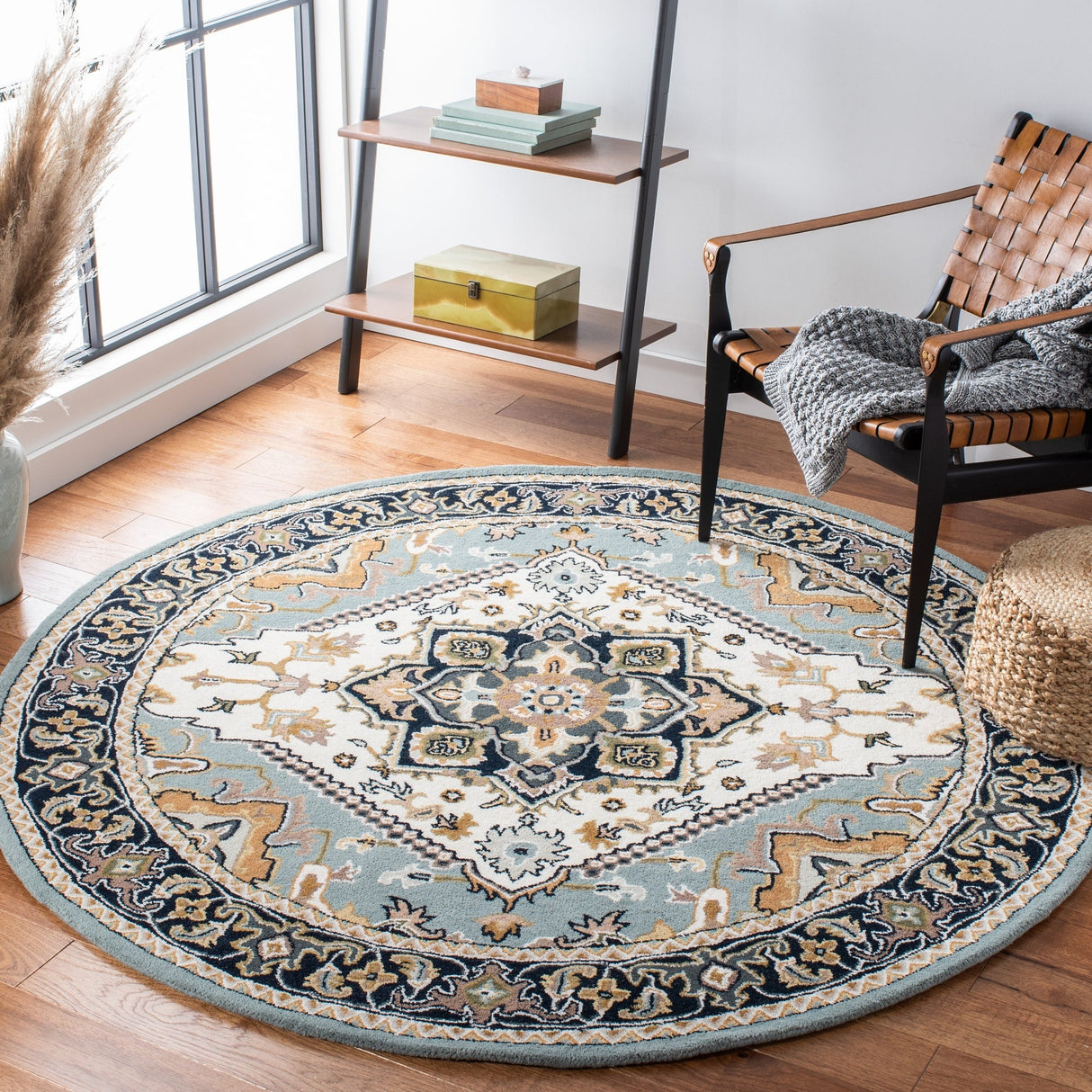 Safavieh Heritage Hg625W Light Green/Brown Rugs - Safavieh - hg625w - 6r