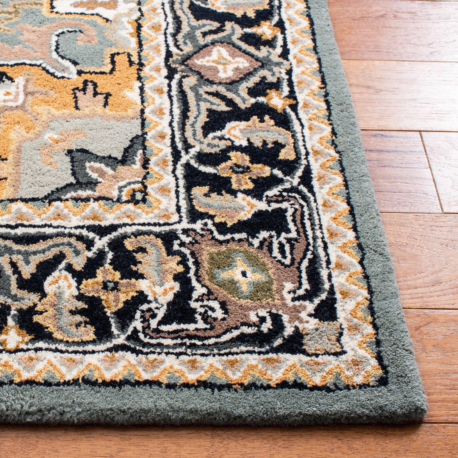 Safavieh Heritage Hg625W Light Green/Brown Rugs - Safavieh - hg625w - 6r