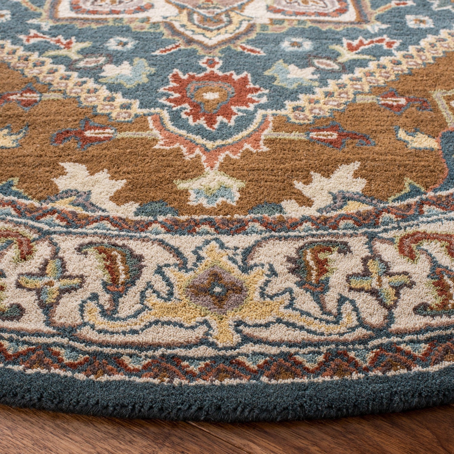 Safavieh Heritage Hg625X Dark Green/Brown Rug - Safavieh - hg625x - 6r
