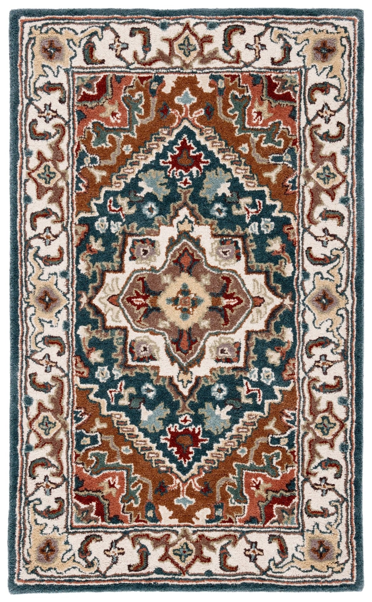 Safavieh Heritage Hg625X Dark Green/Brown Rug - Safavieh - hg625x - 6r