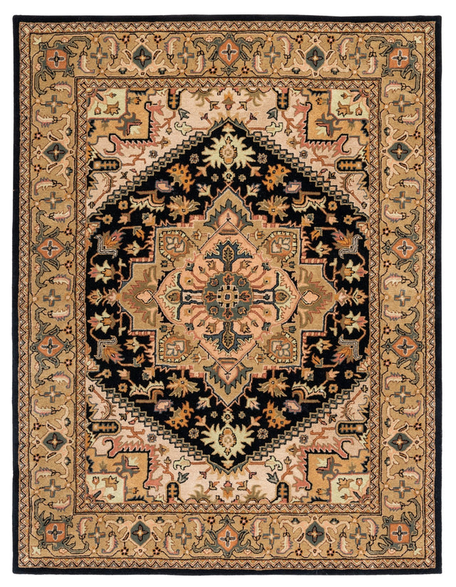 Safavieh Heritage Hg625Z Black/Gold Rug - Safavieh - hg625z - 4r