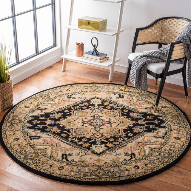 Safavieh Heritage Hg625Z Black/Gold Rug - Safavieh - hg625z - 4r