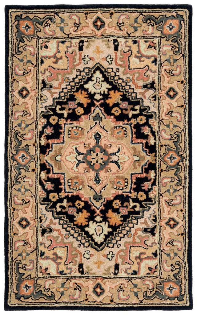 Safavieh Heritage Hg625Z Black/Gold Rug - Safavieh - hg625z - 4r