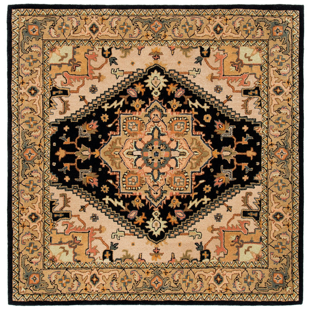 Safavieh Heritage Hg625Z Black/Gold Rug - Safavieh - hg625z - 6sq