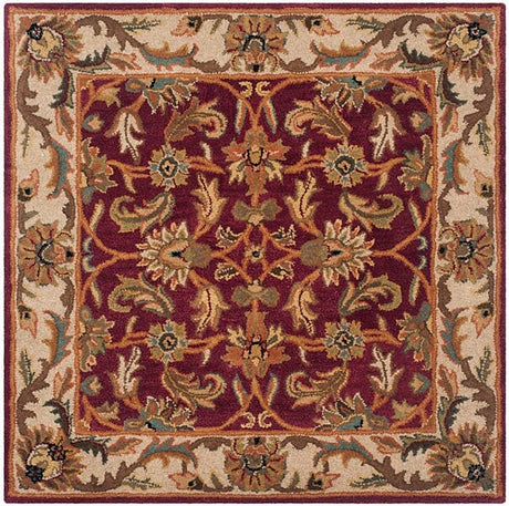 Safavieh Heritage Hg628D Red / Ivory Rugs - Safavieh - hg628d - 4sq