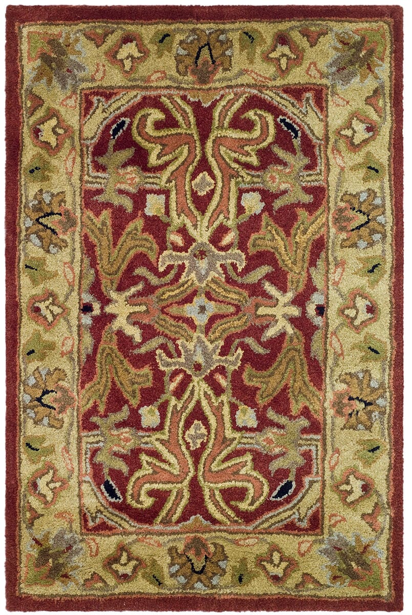 Safavieh Heritage hg644b Red / Gold Rugs - Safavieh - hg644b - 5ov