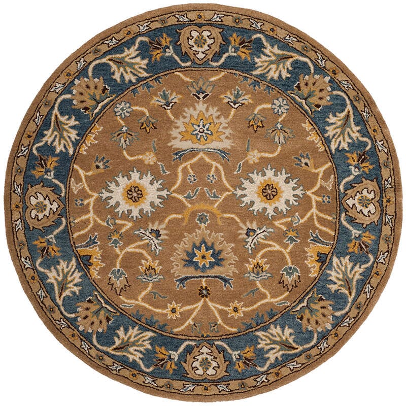 Safavieh Heritage Hg652A Camel / Blue Rugs - Safavieh - hg652a - 6r