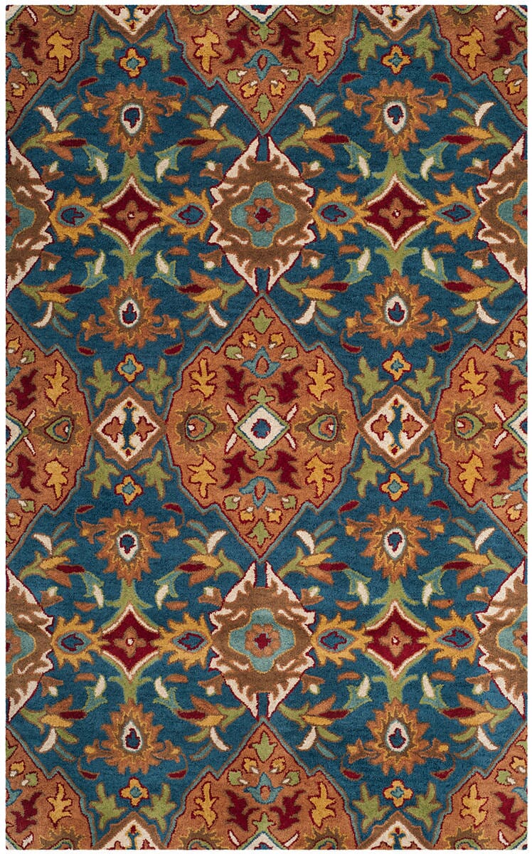 Safavieh Heritage Hg653A Camel / Blue Rugs - Safavieh - hg653a - 2