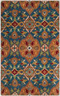 Safavieh Heritage Hg653A Camel / Blue Rugs - Safavieh - hg653a - 2