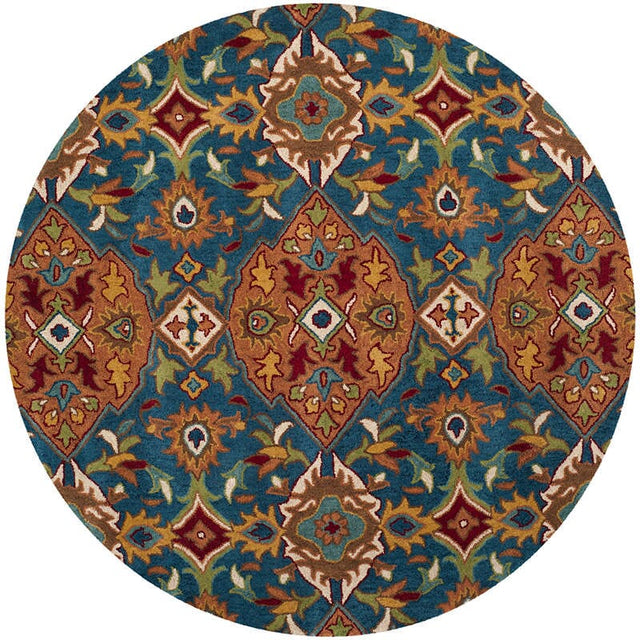Safavieh Heritage Hg653A Camel / Blue Rugs - Safavieh - hg653a - 6r