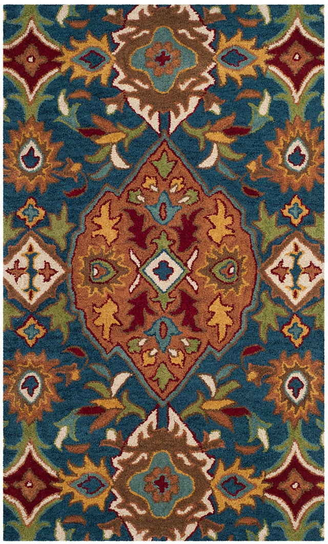 Safavieh Heritage Hg653A Camel / Blue Rugs - Safavieh - hg653a - 6r