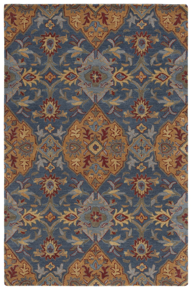 Safavieh Heritage Hg653M Navy/Gold Rug - Safavieh - hg653m - 3