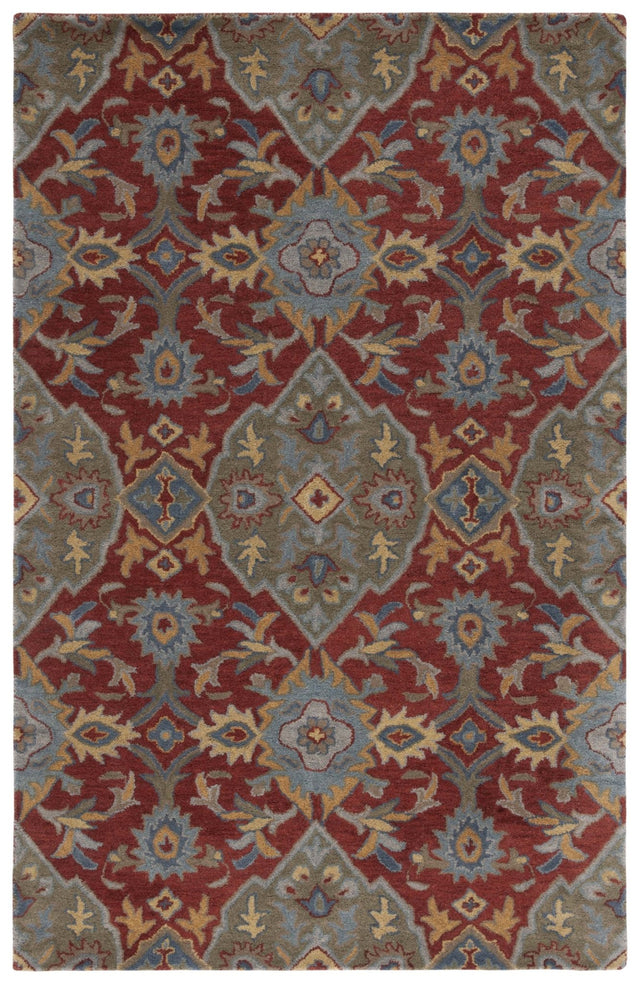 Safavieh Heritage Hg653Q Red/Green Rug - Safavieh - hg653q - 3