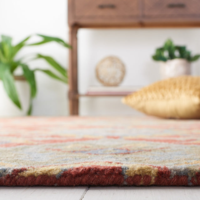 Safavieh Heritage Hg653Q Red/Green Rug - Safavieh - hg653q - 3