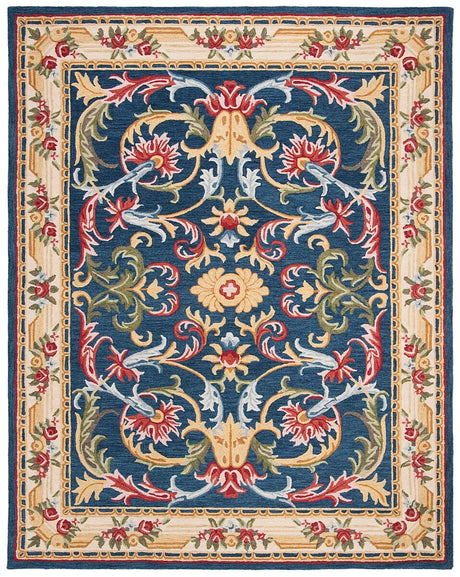 Safavieh Heritage Hg657N Navy / Ivory Rugs - Safavieh - hg657n - 6r