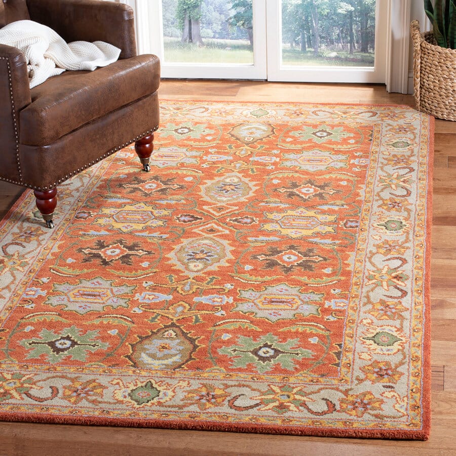 Safavieh Heritage Hg734D Rust / Beige Rugs - Safavieh - hg734d - 2