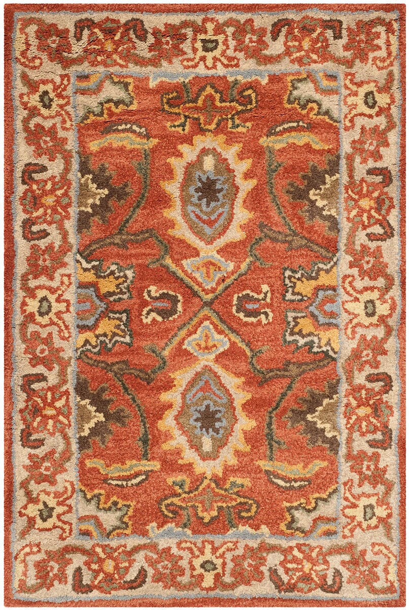 Safavieh Heritage Hg734D Rust / Beige Rugs - Safavieh - hg734d - 6r