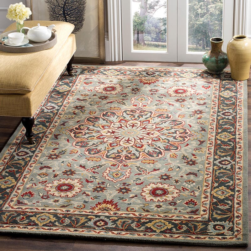 Safavieh Heritage Hg736A Grey / Charcoal Rugs - Safavieh - hg736a - 2