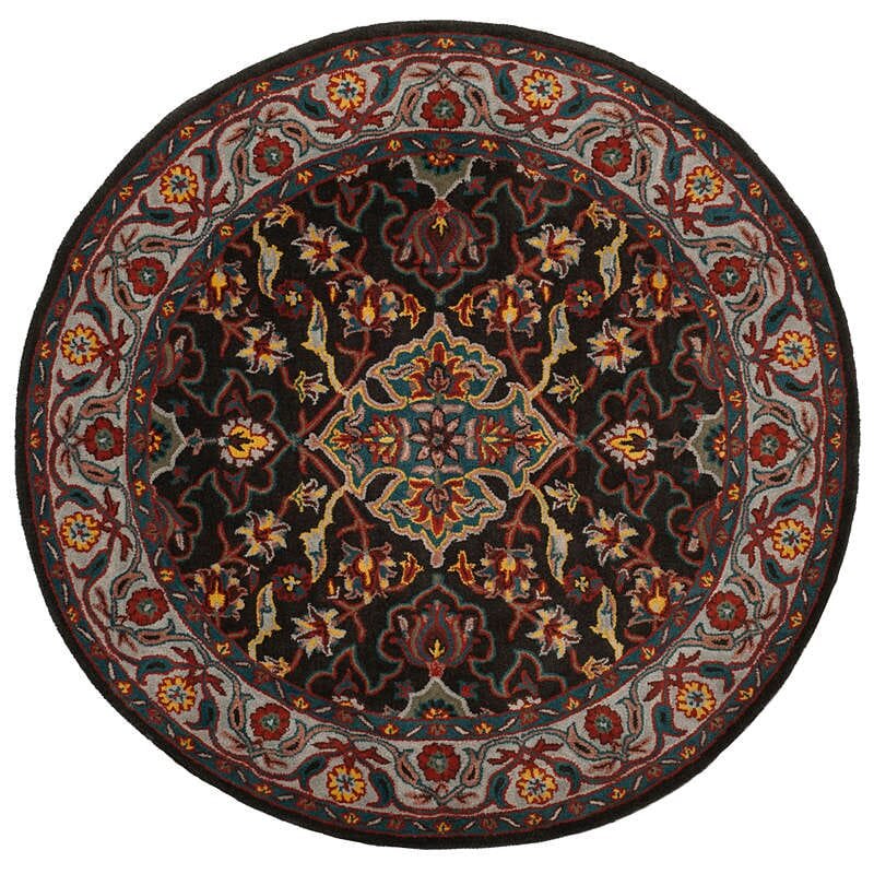Safavieh Heritage Hg737A Charcoal / Ivory Rugs - Safavieh - hg737a - 6r