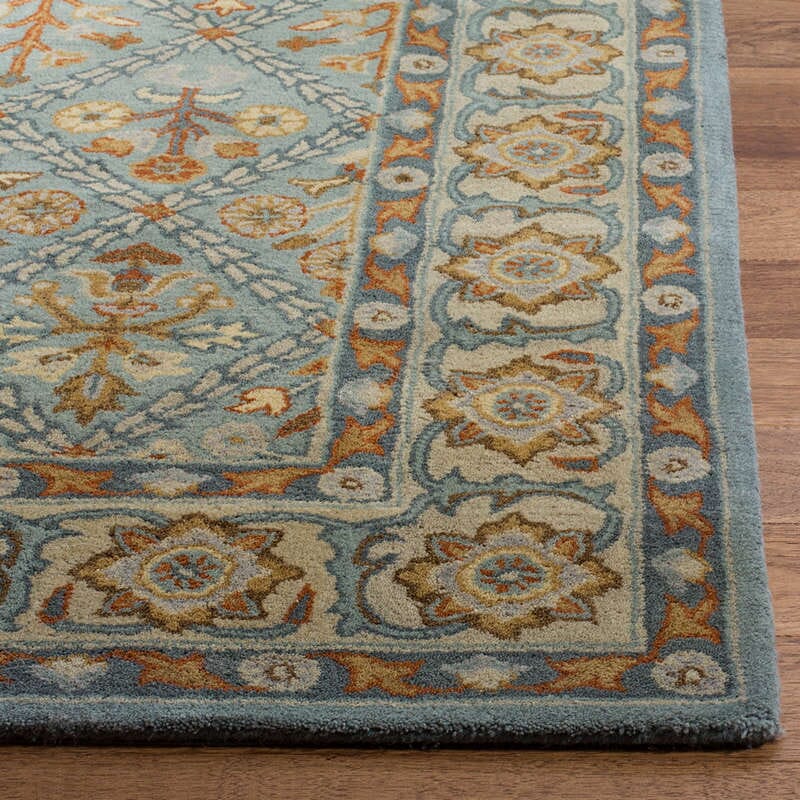 Safavieh Heritage Hg738A Cream / Blue Rugs - Safavieh - hg738a - 3