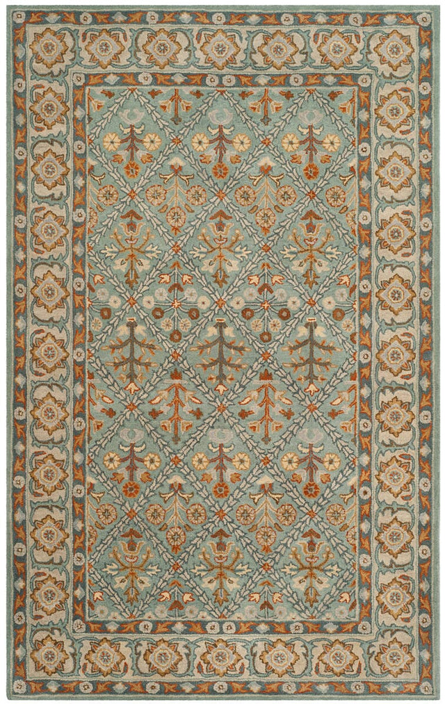 Safavieh Heritage Hg738A Cream / Blue Rugs - Safavieh - hg738a - 3