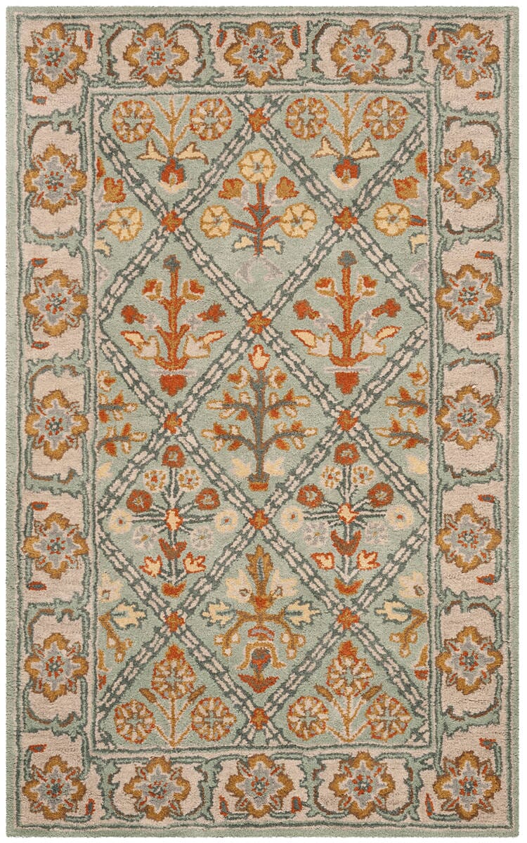 Safavieh Heritage Hg738A Cream / Blue Rugs - Safavieh - hg738a - 6r