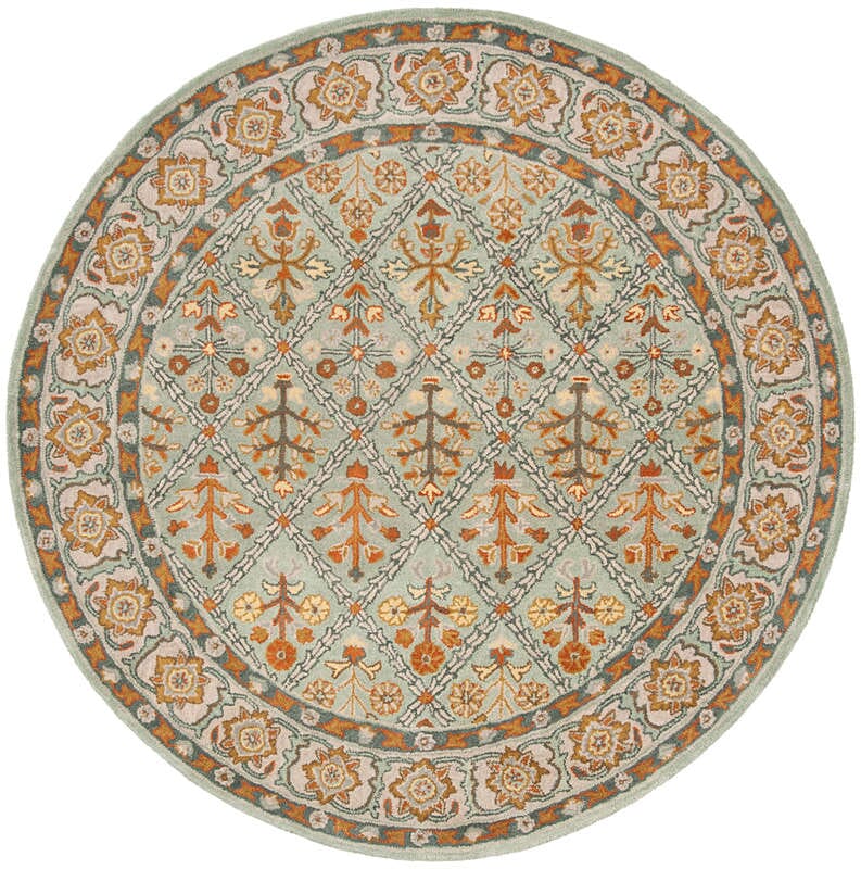 Safavieh Heritage Hg738A Cream / Blue Rugs - Safavieh - hg738a - 6r