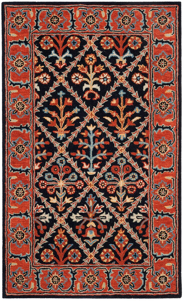 Safavieh Heritage Hg738N Navy / Red Rugs - Safavieh - hg738n - 6r