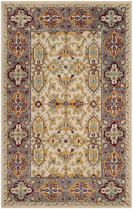 Safavieh Heritage Hg739A Ivory / Blue Rugs - Safavieh - hg739a - 3
