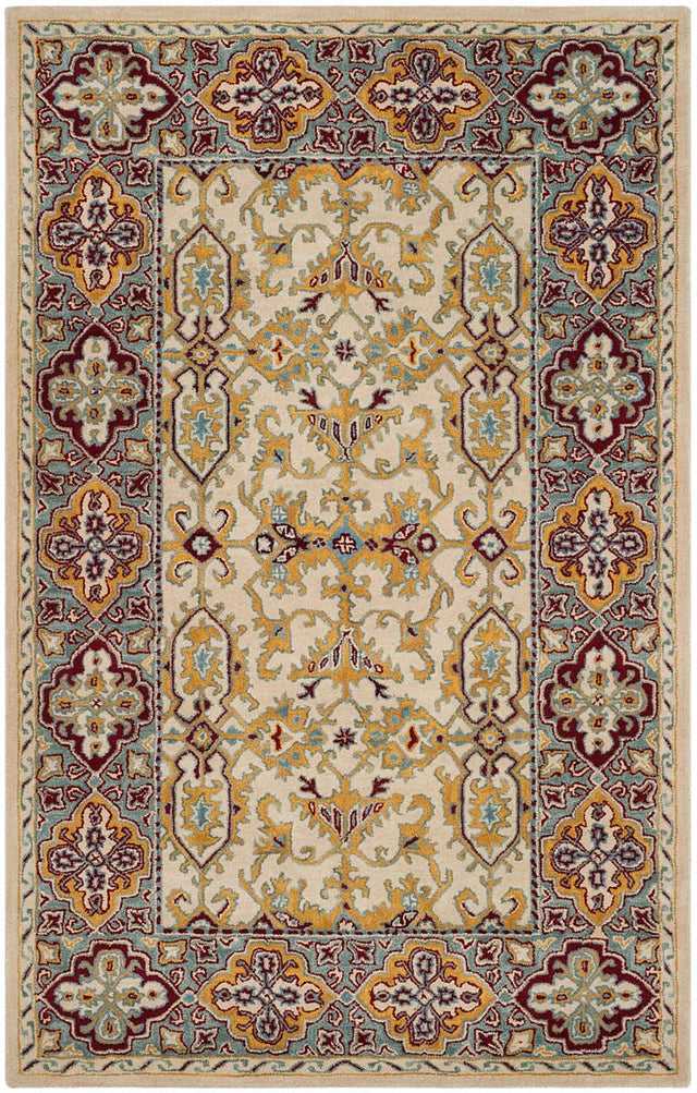 Safavieh Heritage Hg739A Ivory / Blue Rugs - Safavieh - hg739a - 3