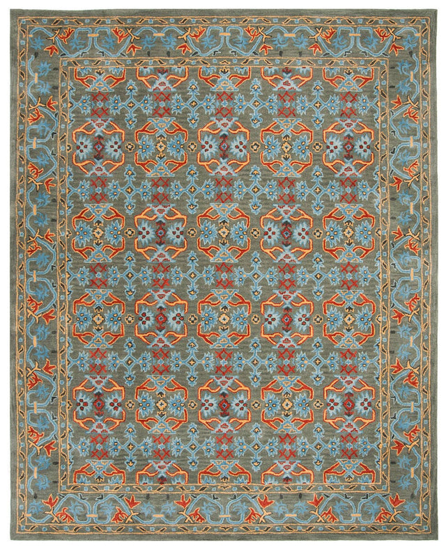 Safavieh Heritage Hg741W Sage / Blue Rugs - Safavieh - hg741w - 6r