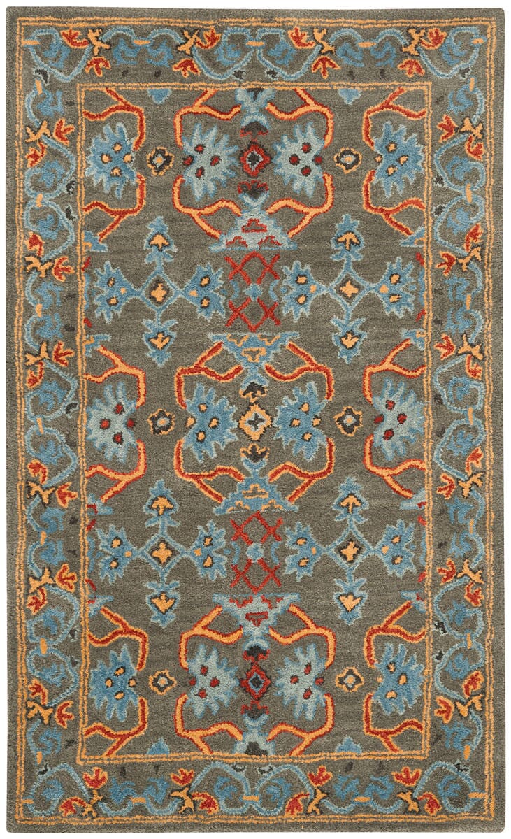 Safavieh Heritage Hg741W Sage / Blue Rugs - Safavieh - hg741w - 6r
