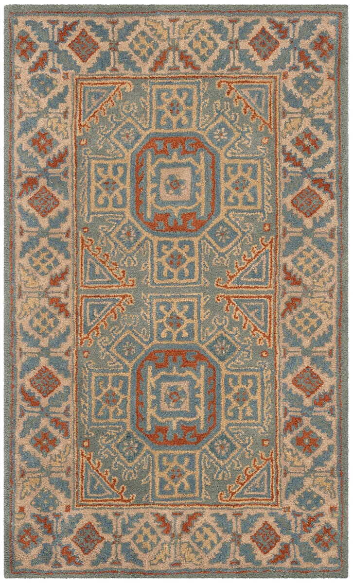 Safavieh Heritage Hg743M Blue / Beige Rugs - Safavieh - hg743m - 6r
