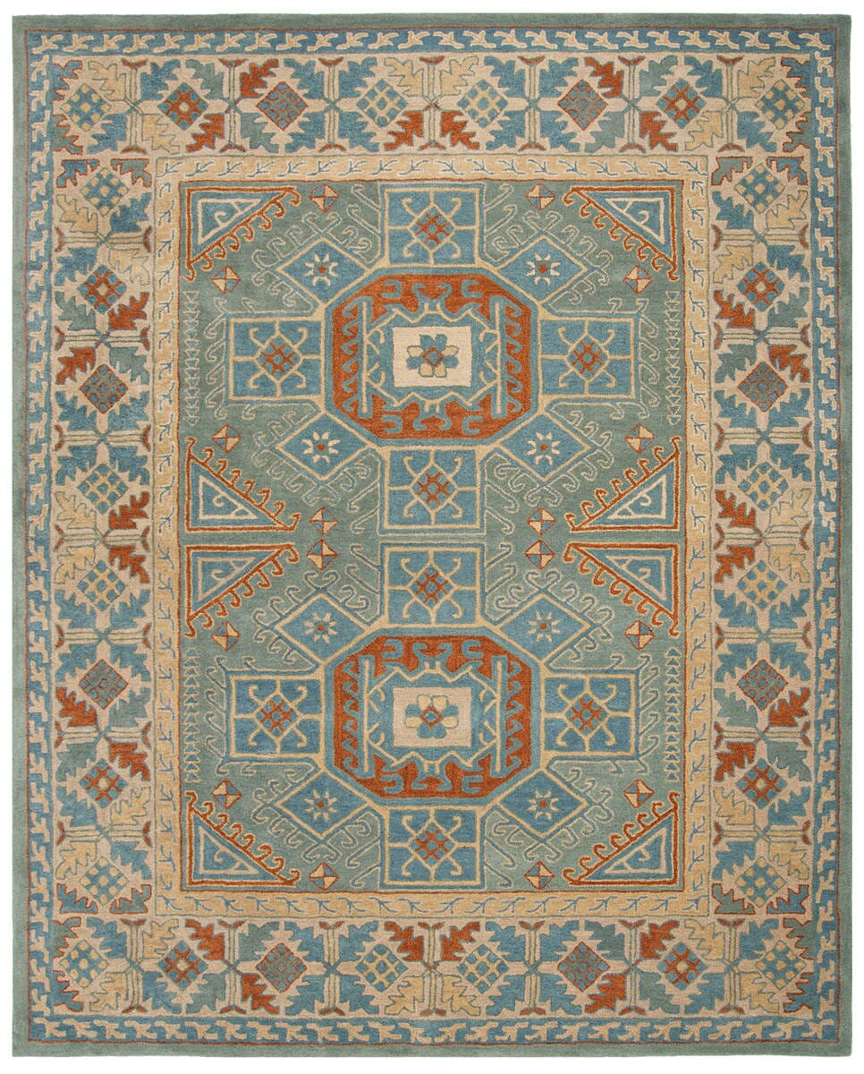 Safavieh Heritage Hg743M Blue / Beige Rugs - Safavieh - hg743m - 6r