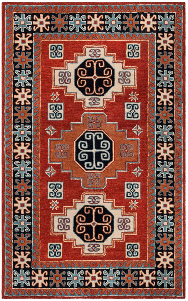 Safavieh Heritage Hg744Q Red / Black Rugs - Safavieh - hg744q - 3