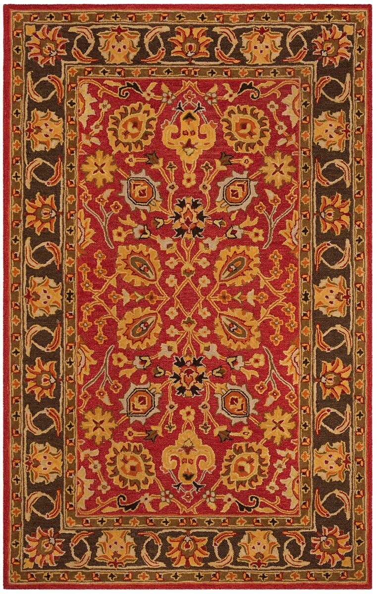Safavieh Heritage Hg745Q Red / Gold Rugs - Safavieh - hg745q - 3