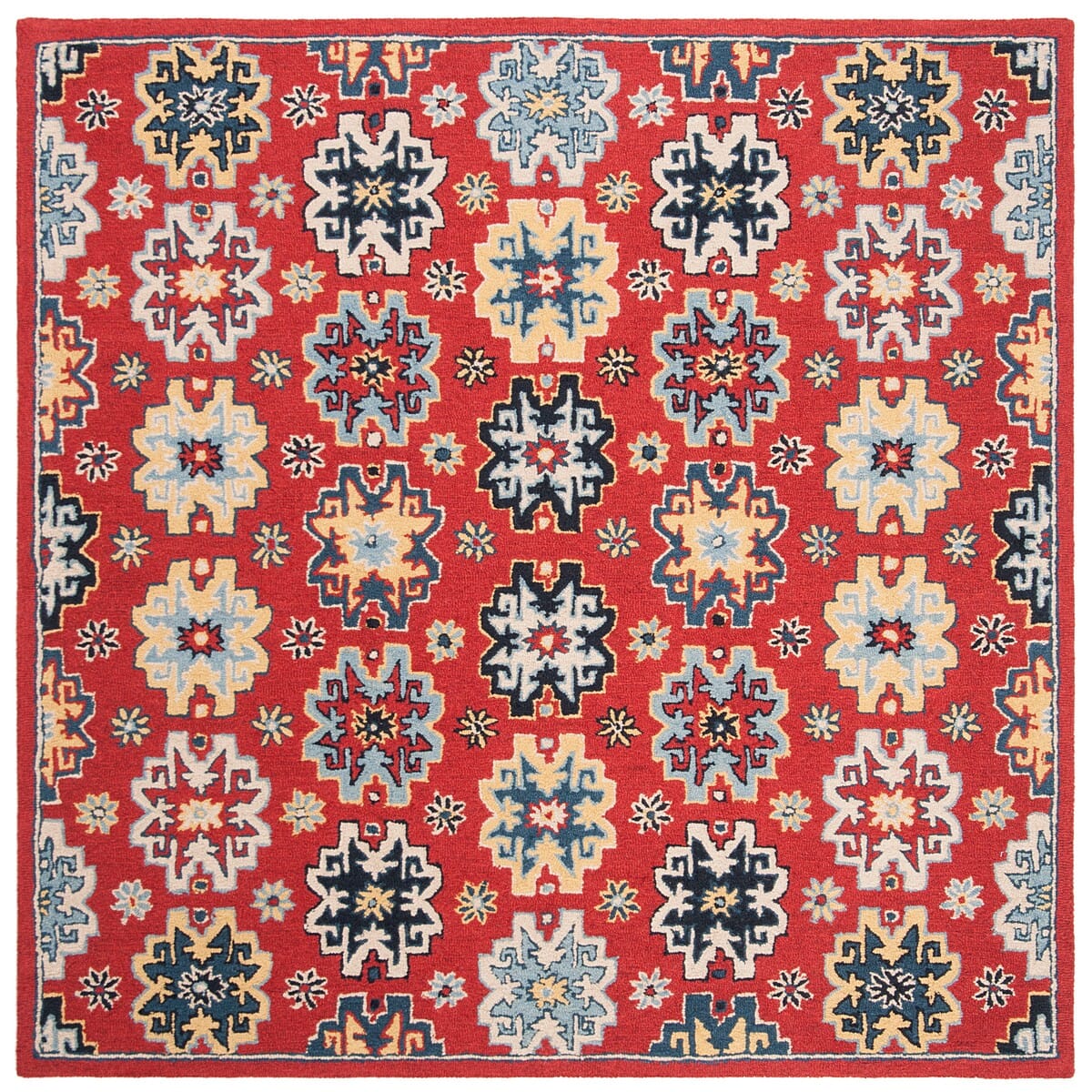 Safavieh Heritage Hg746Q Red / Blue Rugs - Safavieh - hg746q - 6sq