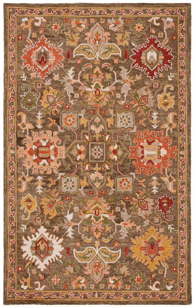 Safavieh Heritage Hg748T Brown/Green Rugs - Safavieh - hg748t - 3
