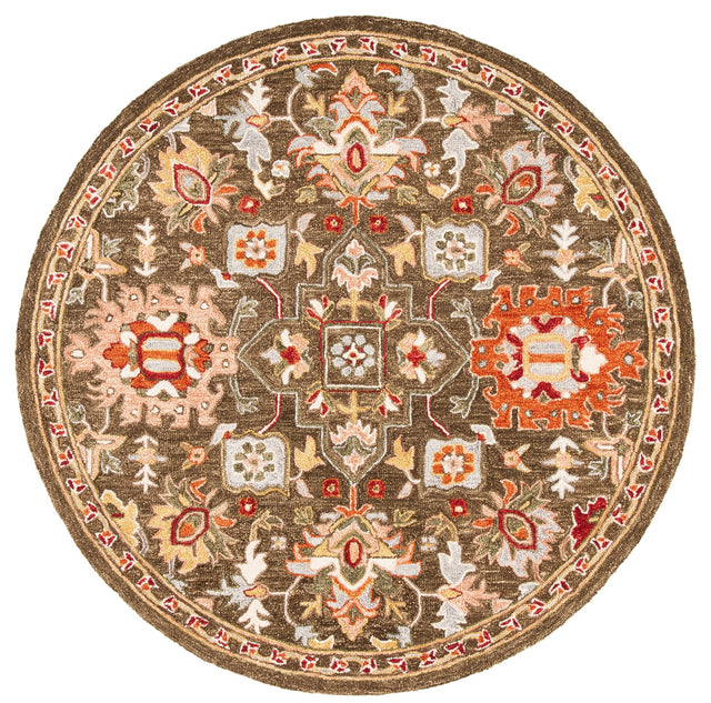 Safavieh Heritage Hg748T Brown/Green Rugs - Safavieh - hg748t - 6r