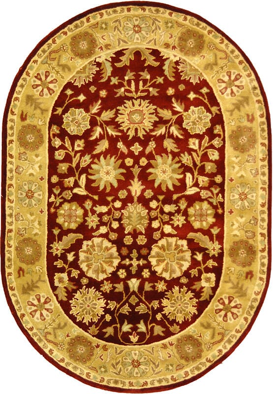 Safavieh Heritage hg813a Red / Gold Rugs - Safavieh - hg813a - 5ov
