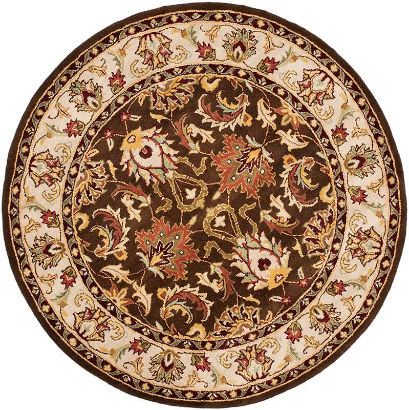 Safavieh Heritage Hg818A Brown / Beige Rugs - Safavieh - hg818a - 6r
