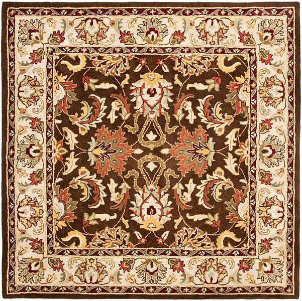 Safavieh Heritage Hg818A Brown / Beige Rugs - Safavieh - hg818a - 6sq