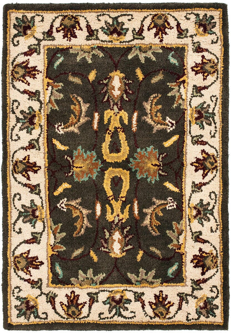 Safavieh Heritage Hg819A Black / Ivory Rugs - Safavieh - hg819a - 6r