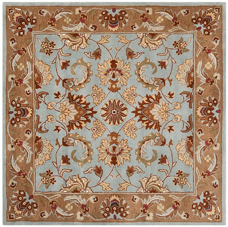 Safavieh Heritage Hg822A Blue / Beige Rugs - Safavieh - hg822a - 6sq